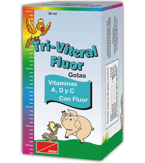 Tri Viteral Fluor Gotas Pediatricas Frasco 30 Ml Laboratorios Quimifar