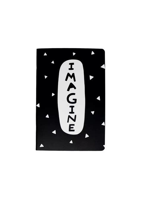 Jual Wigglo Wigglo Notebook Imagine Monochrome Black White Original