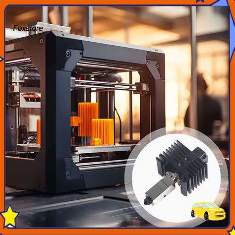 High Temperature Hotend Kit Extruder Heated Block D Printer Hot End Mm Hardened Steel Nozzle