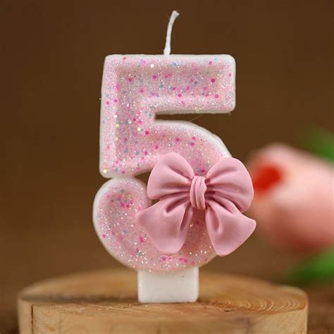 Creative Number Birthday Candles 3d Design Cake Topper Decoration Ebay