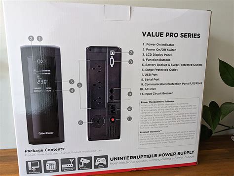 Cyberpower Valuepro Vp Elcd Va Ups Review Technoyard