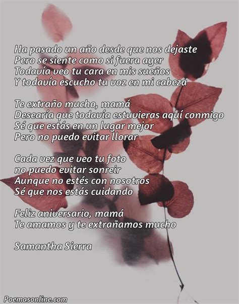 Cinco Poemas Para Una Madre Muerta En Su Aniversario Poemas Online