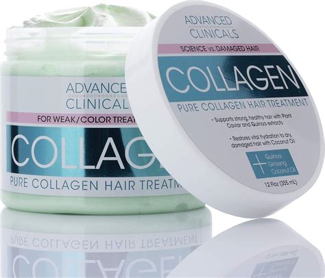 Advanced Clinicals Collagen Hair Treatment Mask Protein Deep