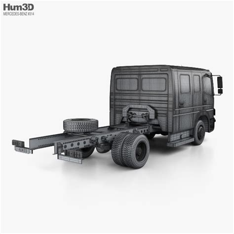 Mercedes Benz Atego Crew Cab Chasis De Cami N Modelo D