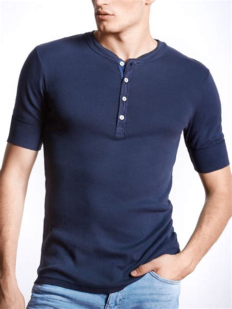 Schiesser Revival Herren Henley Shirt Kurzarm Karl Heinz 160095 DOR