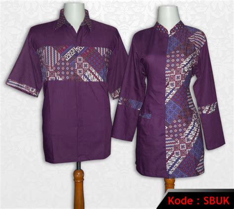 Seragam Batik Kantor Sarimbit Modern Elegan Model Baju