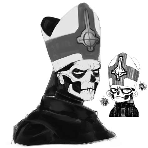 Papa Emeritus Ii Ghost Drawn By Erumil Danbooru