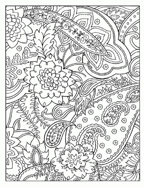 Flower Abstract Coloring Page Free Printable Coloring Pages For Kids