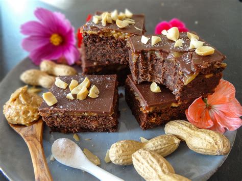 Vegane Erdnussbutter Schoko Brownies Bei Lola Zu Hause