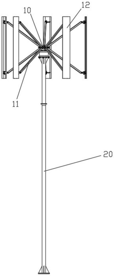 垂直轴风力发电机的制作方法