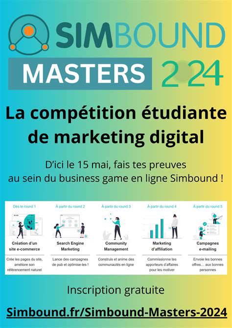 Simbound Masters compétition étudiante de marketing digital