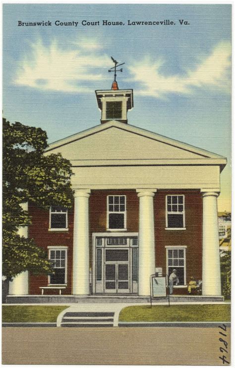 Brunswick County Court House, Lawrenceville, Va. - Encyclopedia Virginia