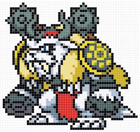 Vikemon Sprite Patr N Dise O Hamabeads Digimon Adventure Pixel Art