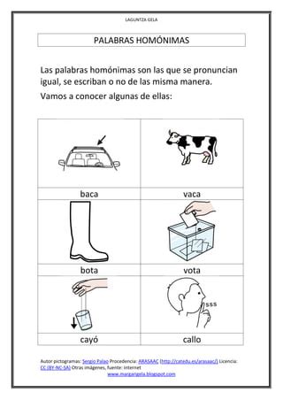 Palabras Hom Nimas Pdf