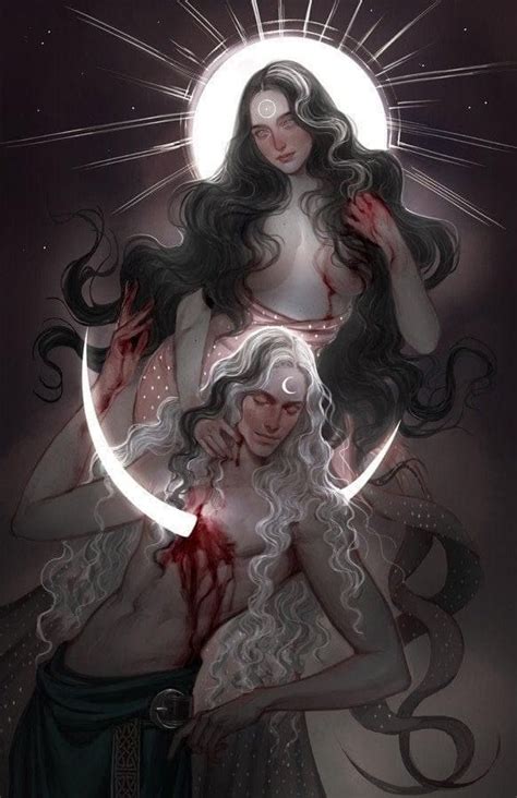 The Sun And The Moon By Naz Nemati Darkart Dark Fantasy Art Dark Art