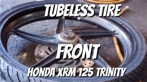 Honda Xrm 125 Tire Tubeless Front Wheel 708017moto Parts Youtube