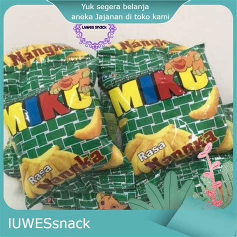 Jual Miko Nangka Isi Pcs Makanan Ringan Snack Ringan Cemilan Ciki