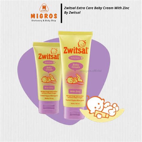 Jual Zwitsal Extra Care Baby Cream With Zinc Ml Ml Shopee Indonesia