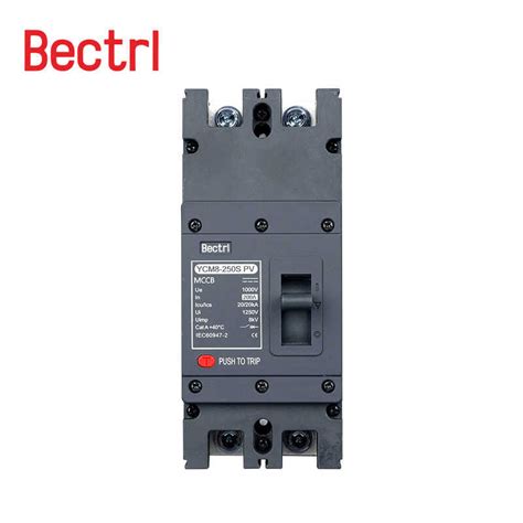 2P Tom7z 1000V DC Molded Case Circuit Breaker MCCB Overload Protection