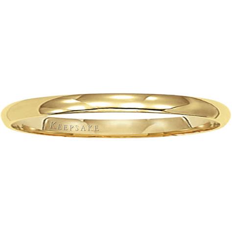 Keepsake 14kt Yellow Gold Wedding Band 2mm