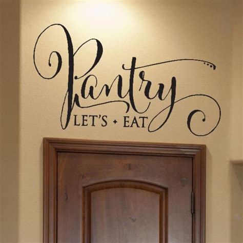 Kitchen Decor Pantry Decal Pantry Sign Pantry Wall Decal Pantry Label