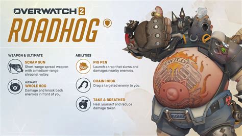 Overwatch Roadhog Rework Revealed New Ability Pig Pen Scrap Gun