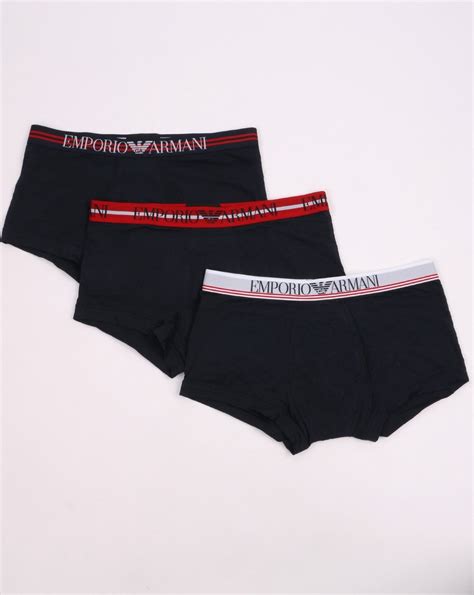 Emporio Armani Triple Pack Boxer Shorts 80s Casual Classics