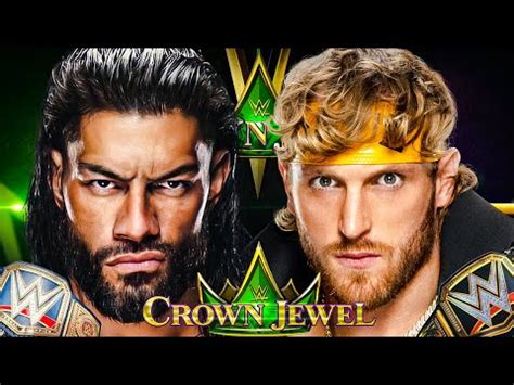 Roman Reigns Vs Logan Paul Wwe Crown Jewel Wwe K Gameplay