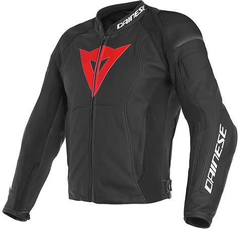 Dainese Nexus Leather Jacket Black Red Black For Sale Online