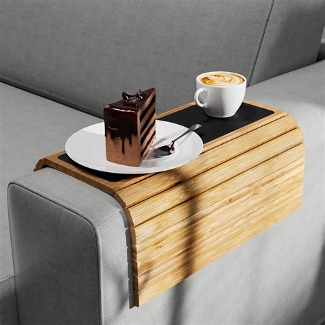 Bamboo Sofa Armrest Tray Lilli Products