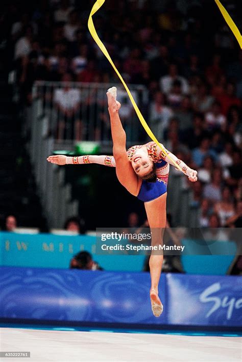 Alina Kabaeva From Russia Performs With Ribbon At The 2000 Olympics