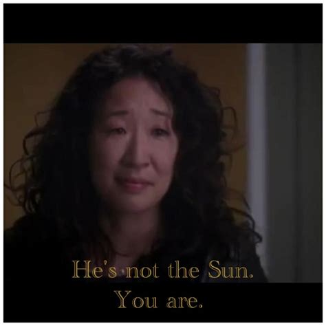 He S Not The Sun You Are Cristina Yang Final Episode Greysanatomy