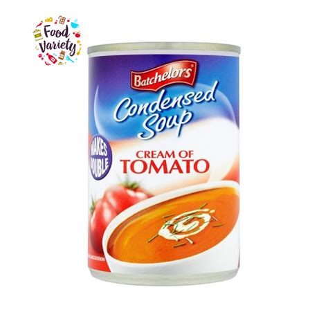 Batchelors Condensed Soup Cream Of Tomato Soup 295g แบ้ดเชอเลอร์ส ซุปครีมมะเขือเทศเข้มข้น295