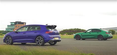 Volkswagen Golf R Vs Bmw M Competition Drag Race Surely It Can T