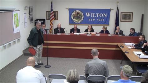 Town Of Wilton Ny Town Board Meeting October 2017 Youtube
