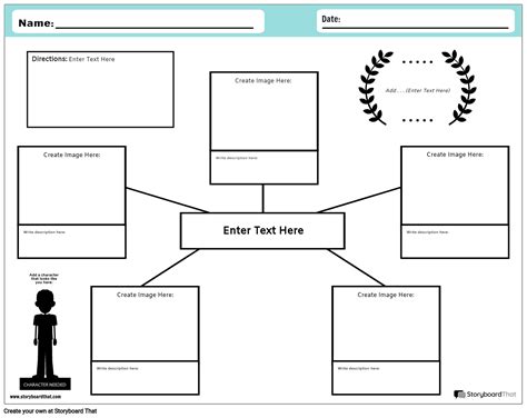 Spider Map Storyboard By Worksheet Templates 57 OFF