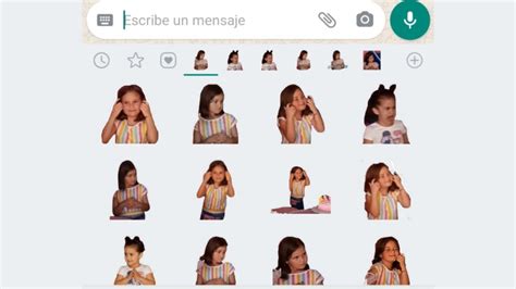 Nuevos Stickers De La Niña Del Pastel Para Whatsapp Video Viral