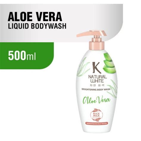 Jual K Natural White Body Wash Cotton Flower Pump Ml Shopee Indonesia