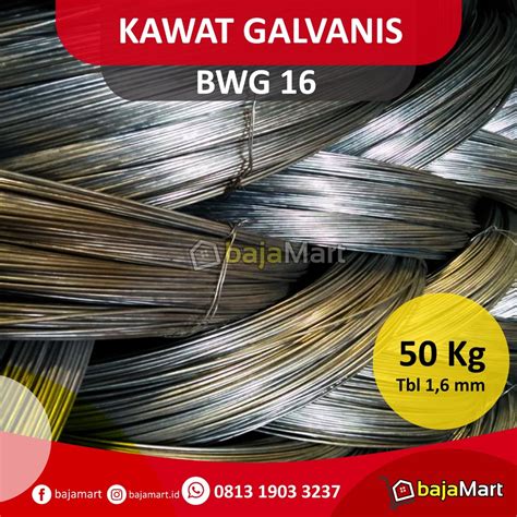 Jual Kawat Seng Bwg Tebal Mm Per Roll Kg Shopee Indonesia