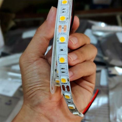 Jual LAMPU LED STRIP LIGHT MATA BESAR 5050 SMD 12V IP33 Indoor 5meter