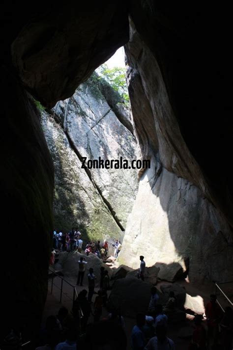 People inside the large edakkal cave 822