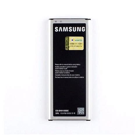 Bateria Para Samsung Galaxy Note 4 Sm N910c Modelo Eb Bn910bbe Em