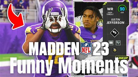 Justin Jefferson Hits The Griddy In Squads Madden Funny Moments