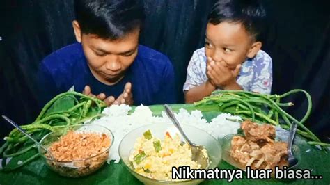 MUKBANG SPESIAL RENDANG DAGING SAPI TAHU IKANASIN DAN ADA LALAPAN