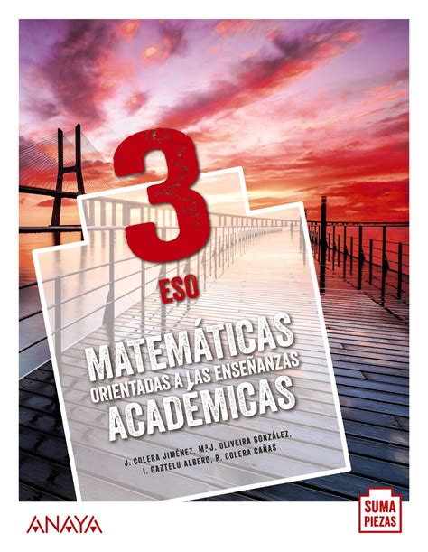 Matem Ticas Orientadas A Las Ense Anzas Acad Micas Eso Suma Piezas