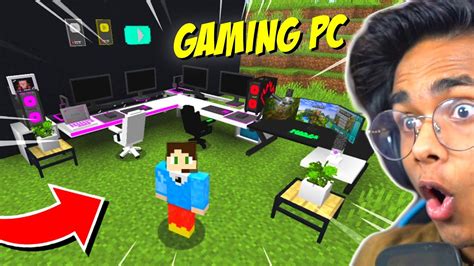 BUYING Most EXPENSIVE GAMING SETUP in Minecraft... - YouTube