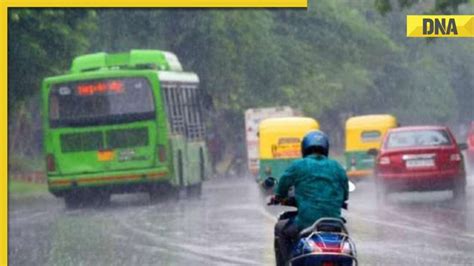 IMD Weather Update Rain Lashes Parts Of Delhi NCR More Showers Likely