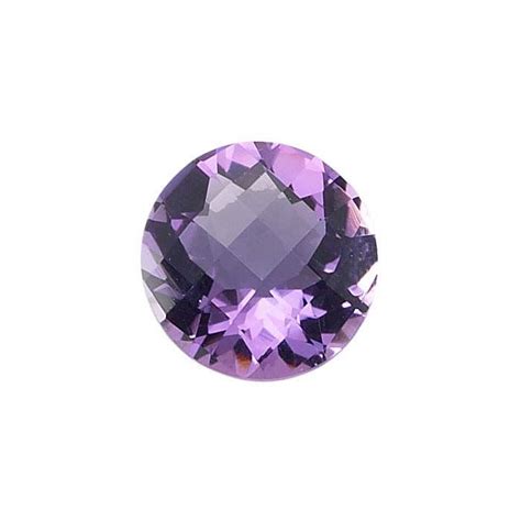 This Round Aa Grade Amethyst Features A Lively Medium Purple Color