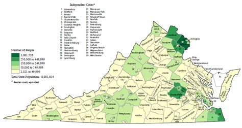 Counties In Northern Virginia Map - United States Map