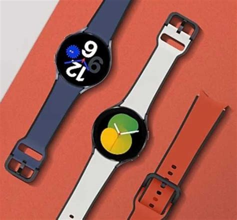 Curea smartwatch Samsung Two-tone Sport Band Galaxy Watch 4 5 5 pro ...